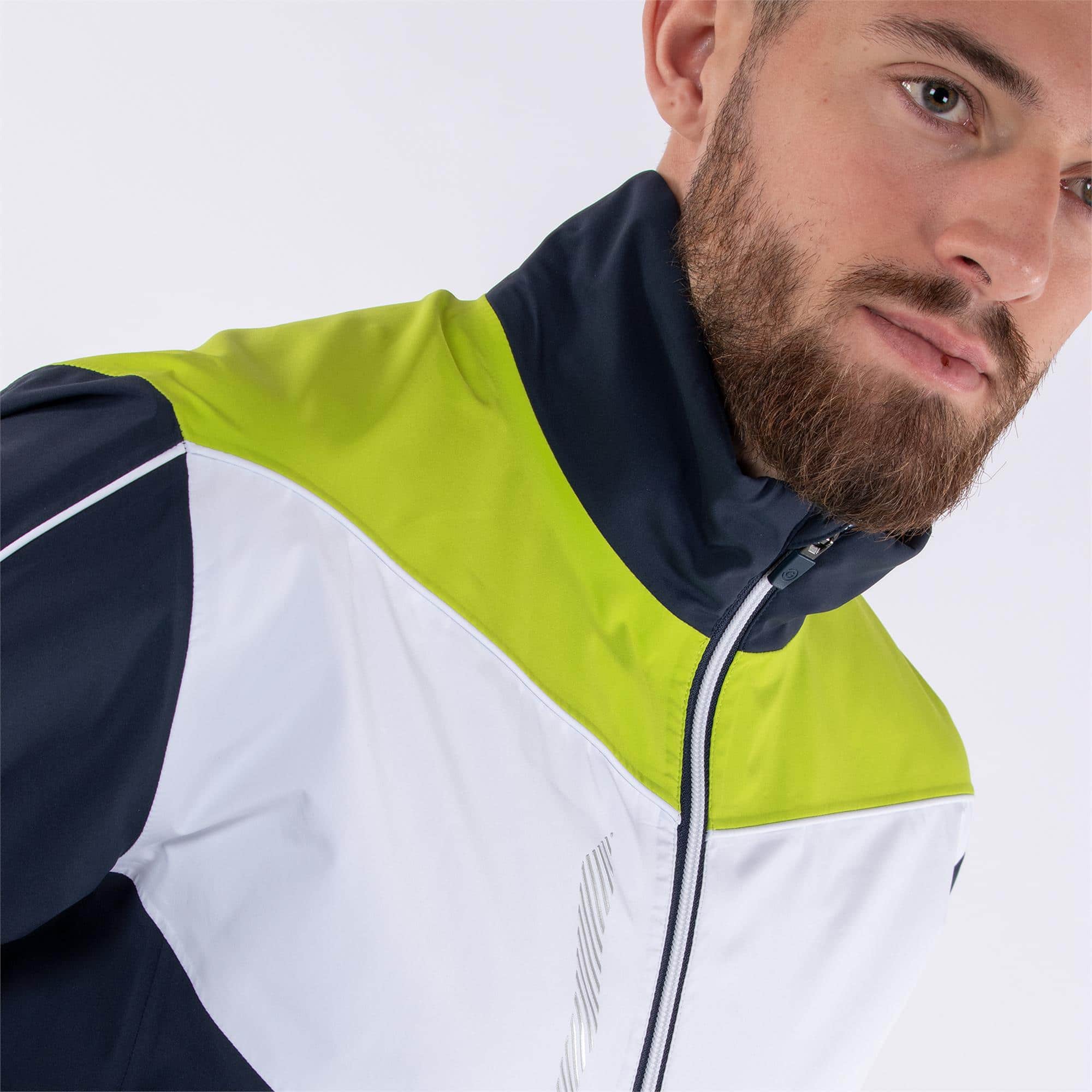 Galvin Green Armstrong Paclite Gore-tex Waterproof Jacket Navy/White/Lime